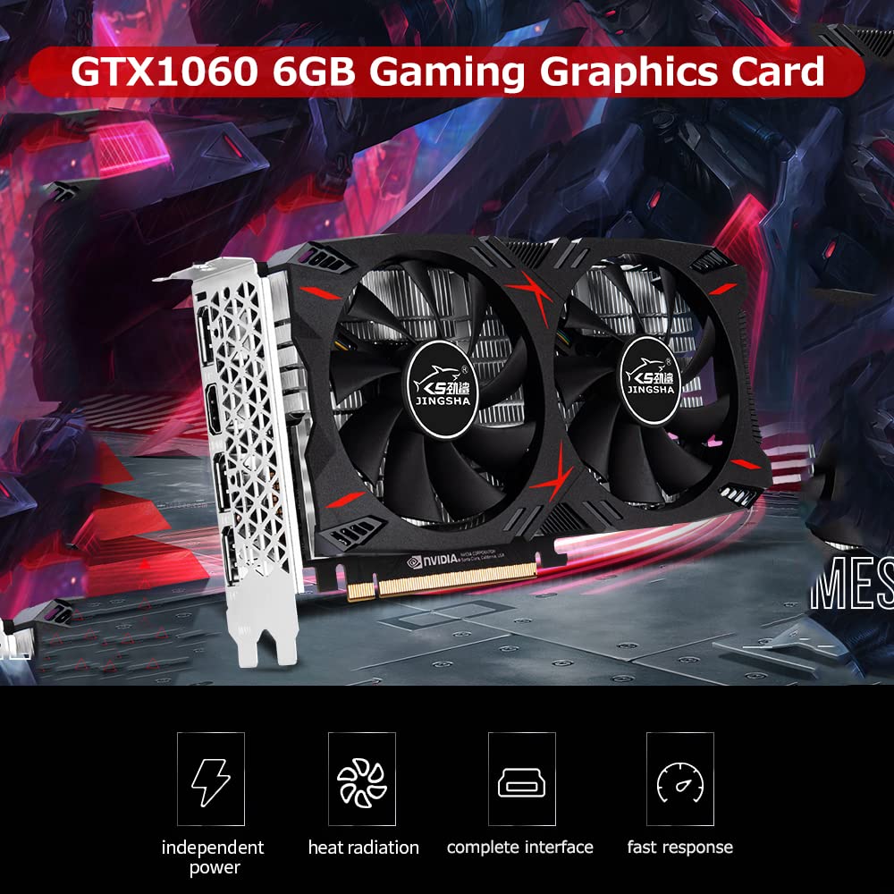 GTX1060 6GB Gaming Graphics Card 1506MHz/2002MHz 6GB/GDDR5/192bit